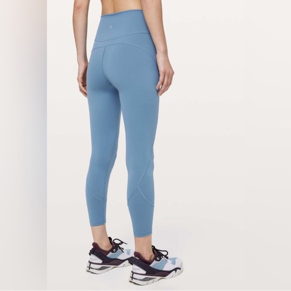Lululemon In Movement 7/8 Tight Everlux 25" Utility Blue Size 4 W5ANXS - Picture 9 of 11